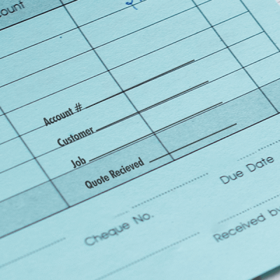 Simple Bold Sans Serif Business Form Stamp Lifestyle