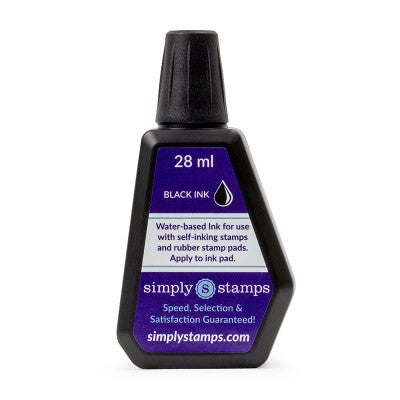 Rear view of the Trodat (Ideal) Ink 1 oz (6cc) bottle