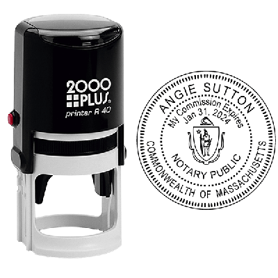 Notary Round Stamp | Self-Inking