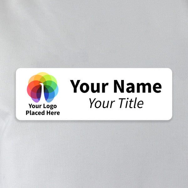 Full Color Custom Name Tag - 1" x 3"