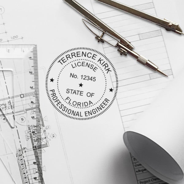 State of Florida Engineer Seal - alternate view