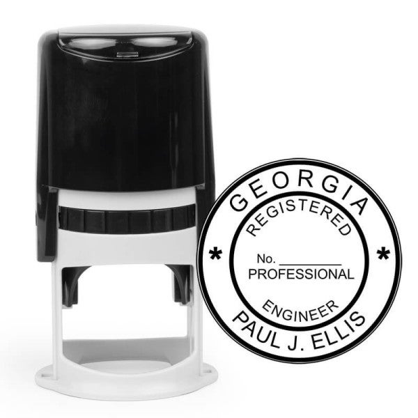 State of Georgia Engineer Seal - alternate view