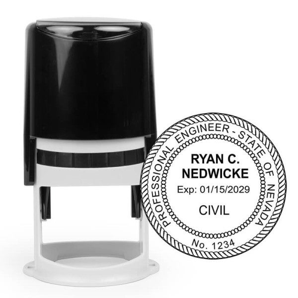 State of Nevada Engineer Seal - alternate view