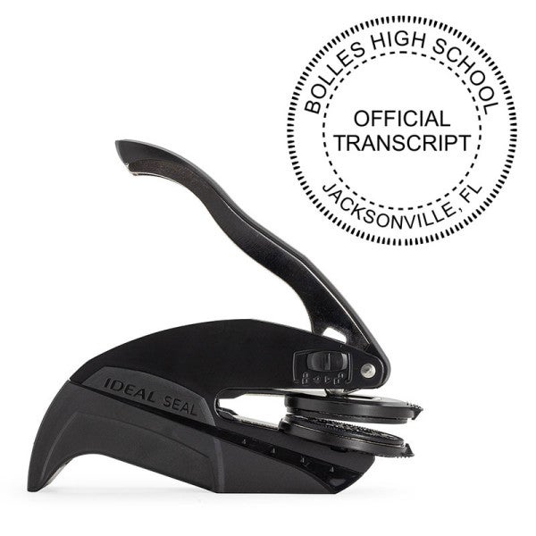 Official Transcript Embosser Seal and Impression
