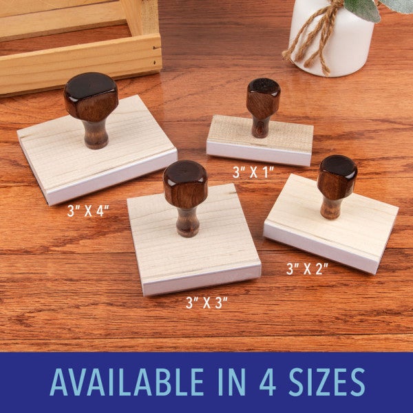 3 inch Custom Logo Stamp - alternate view