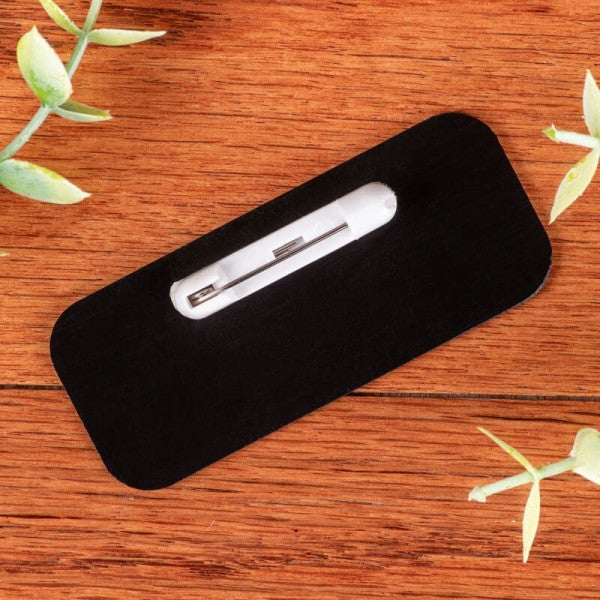 Laser Engraved Name Tag | 1 ½” x 3" - alternate view