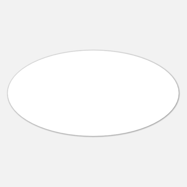 Laser Engraved 1.5" x 3" Oval Name Tag - alternate view