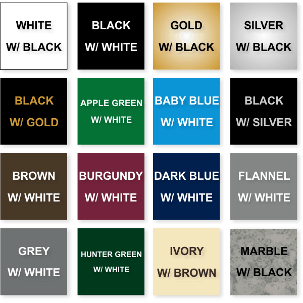 ADA Braille Room Sign - alternate view