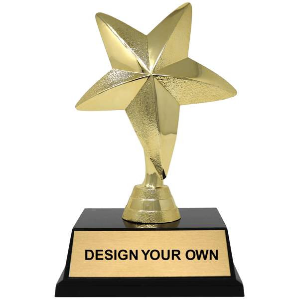 Gold Star Award Trophy