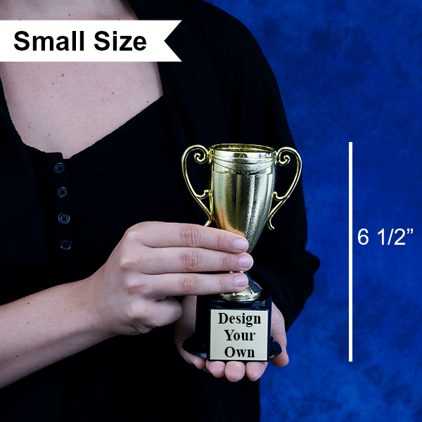 Frosted Cup Large Award Trophy - alternate view