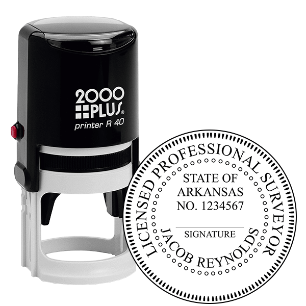 State of Arkansas Land Surveyor Seal Stamp
