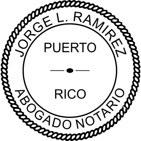 Puerto Rico Notary Seal Embosser - alternate view