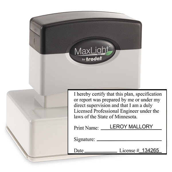 State of Minnesota Engineer Certification