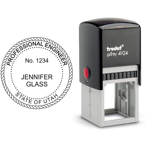 State of Utah Engineer Seal - alternate view