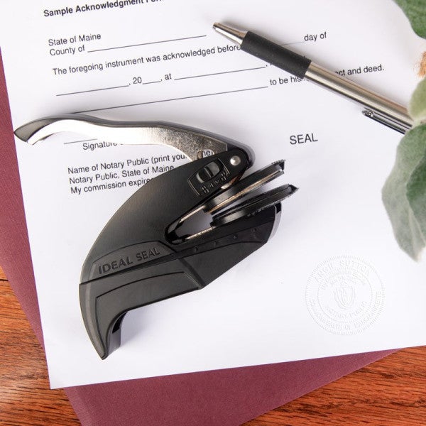 Notary Embosser Seal - alternate view