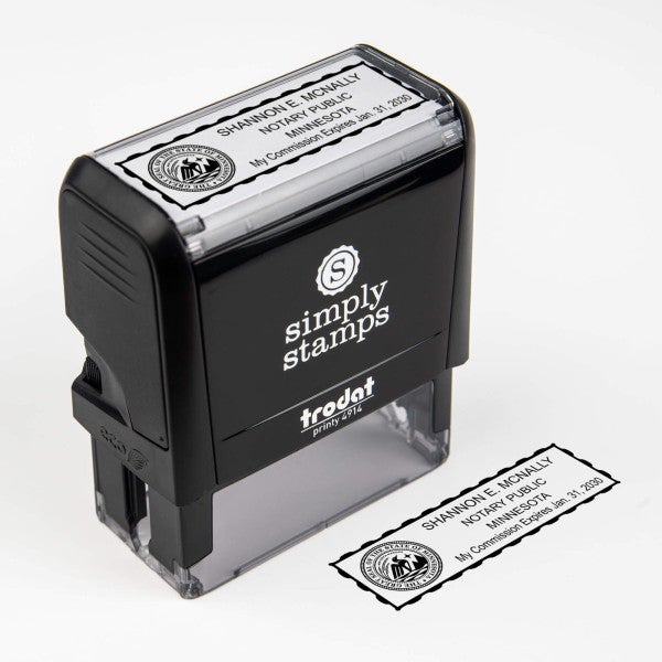 Minnesota Notary Seal Stamp - alternate view