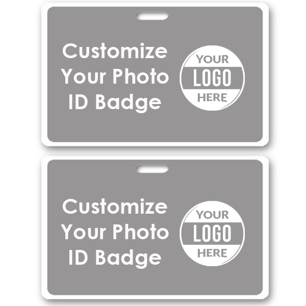 Horizontal Double Sided ID Card