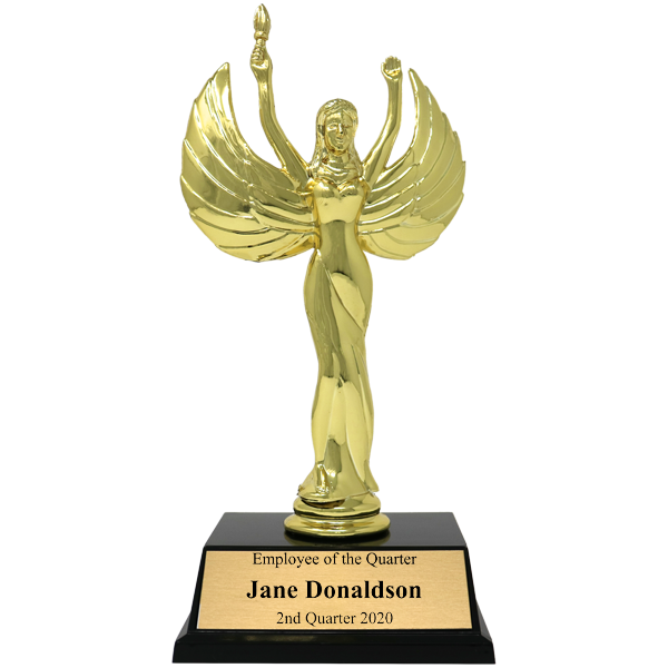 Employee of the Quarter Victory Award Trophy