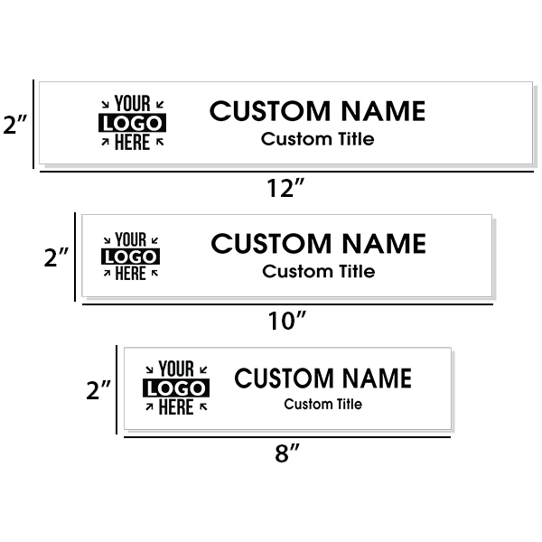 Insert Only for Traditional Aluminum Nameplate Holders | Engraved