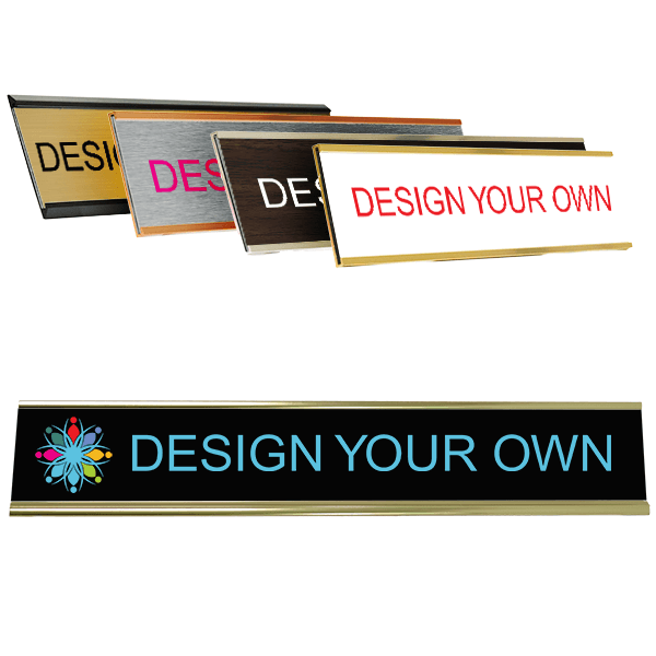 Full Color Wall Name Plate - 2" x 12"