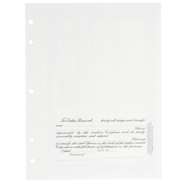 GOES KG3 Corporate Stock Certificates - alternate view