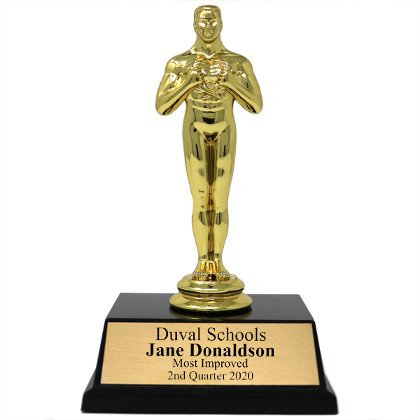 Most Improved Achievement Award Trophy