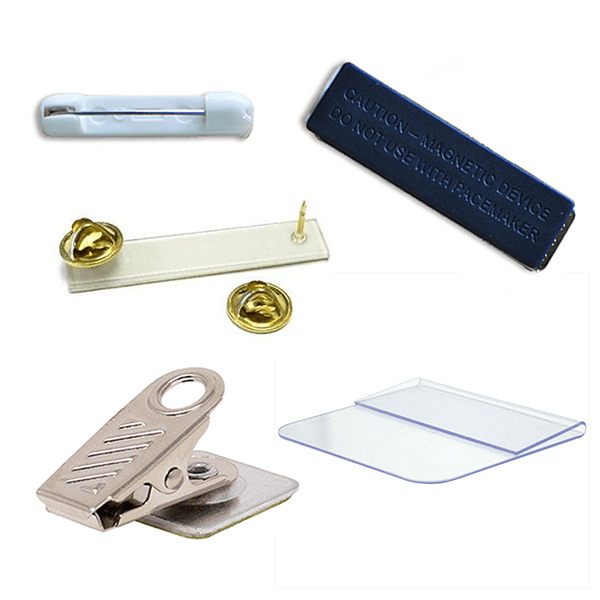 Executive Full Color Medium Rounded Corner Name Badges - alternate view