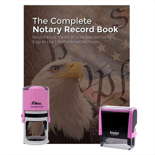 New Hampshire Pink Value Notary Kit