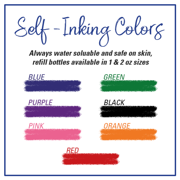 5 Line Custom Rubber Stamp - alternate view