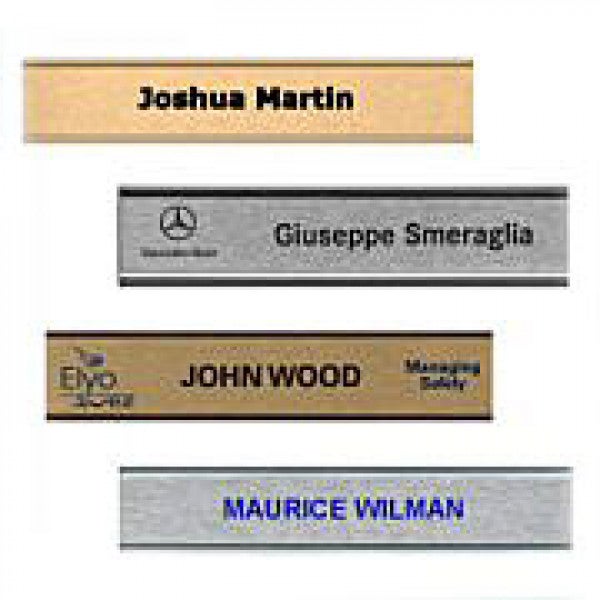 Color Wall Nameplate with Holder (Traditional Aluminum) Color Wall Nameplate with Holder (Traditional Aluminum)