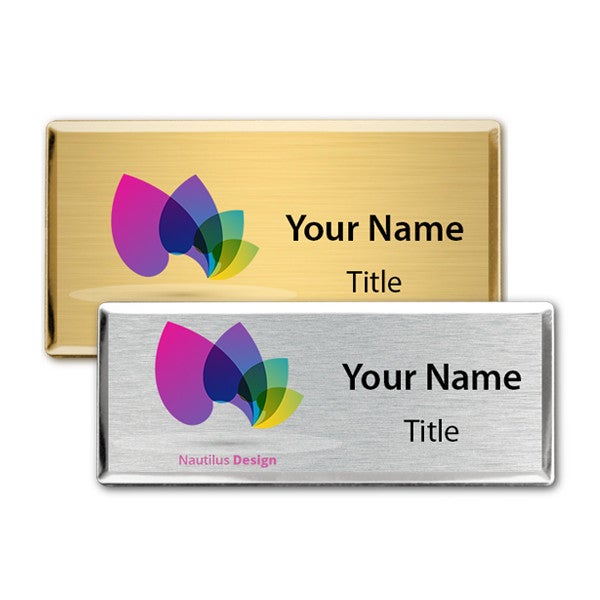 Full Color Executive Beveled Badges Full Color Executive Beveled Badges