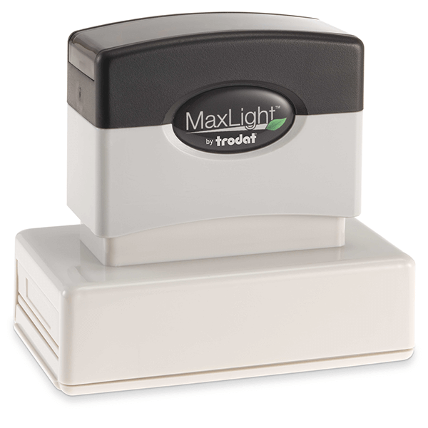 MaxLight Custom Pre-Inked Stamp - MAX-245Z - Black Ink MaxLight Custom Pre-Inked Stamp - MAX-245Z - Black Ink