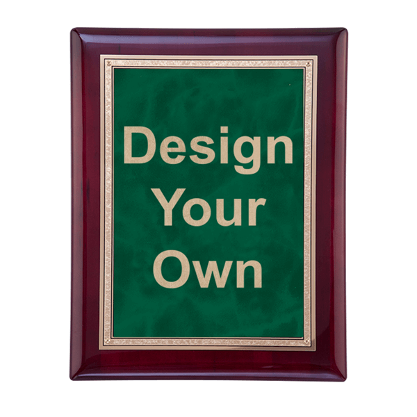 Rosewood and Emerald 8" x 10" Wall Plaque Rosewood and Emerald 8" x 10" Wall Plaque