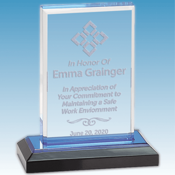 Safety Goal Straight Bevel Acrylic Award Safety Goal Straight Bevel Acrylic Award