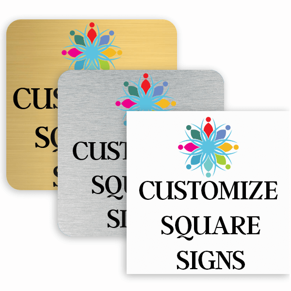 Square Full Color Signs Square Full Color Signs