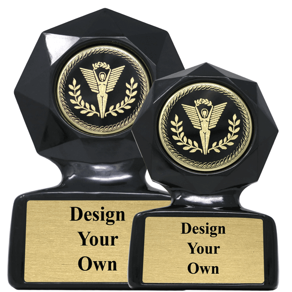 Design Your Own Black Star Sculpted Victory Trophy Award Design Your Own Black Star Sculpted Victory Trophy Award