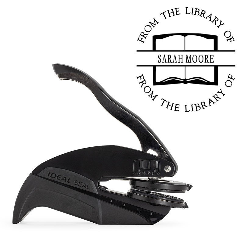 From the Library Book Name Embosser and Impression