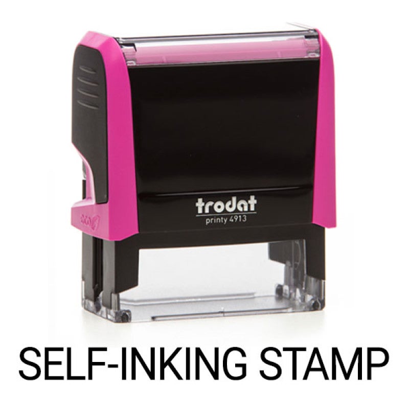 Self-Inking Version of Alabama Notary Pink Stamp