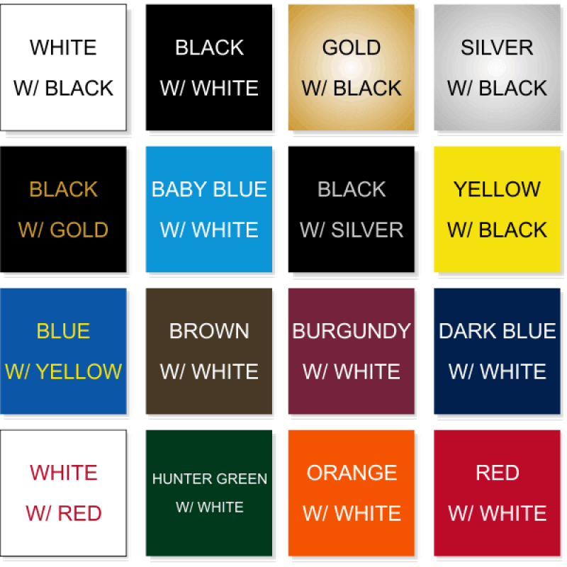 Top 16 Color Combinations