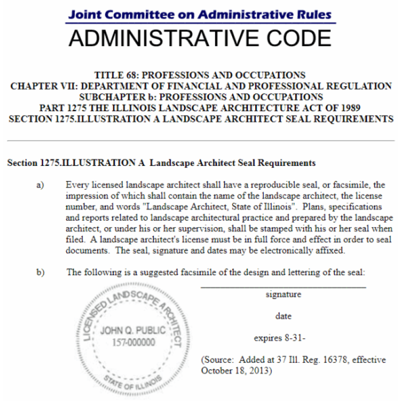 State of Illinois Dept.of Financial & Professional Regulation Statutes
