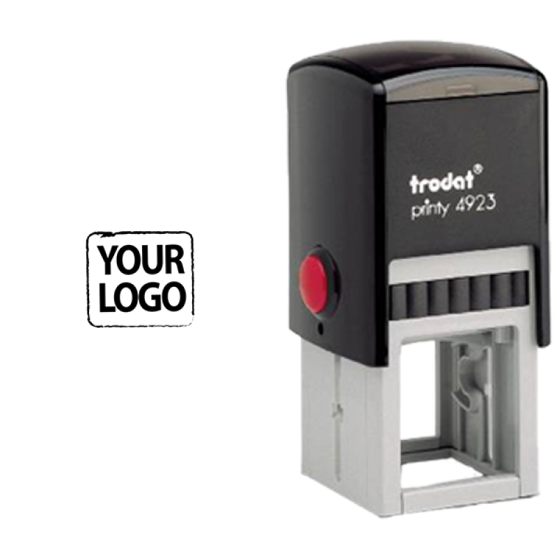Small Custom Logo Stamp for Square Logos Stamp Body and Imprint
