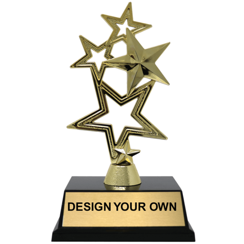5-Star Gold Award Trophy - 2 sizes