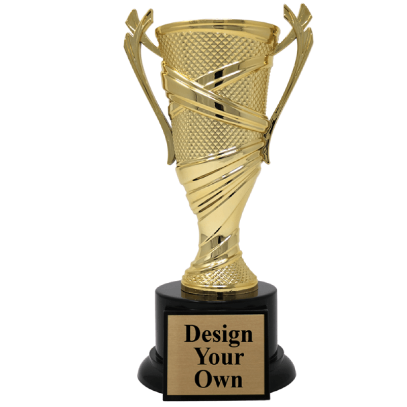 Large Textured Cup Award Trophy