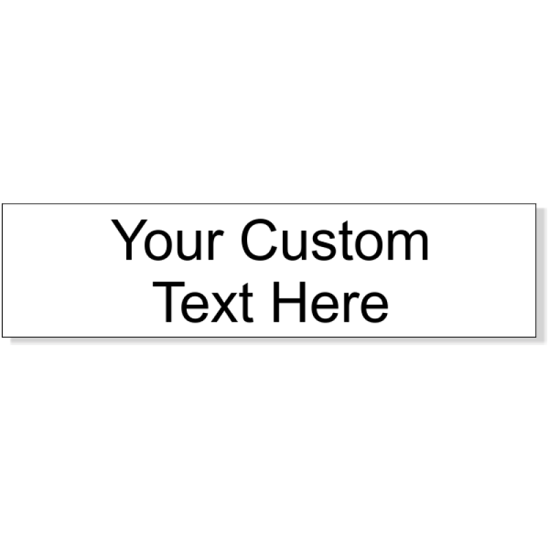 Engrave Plate 1/2" x 2"