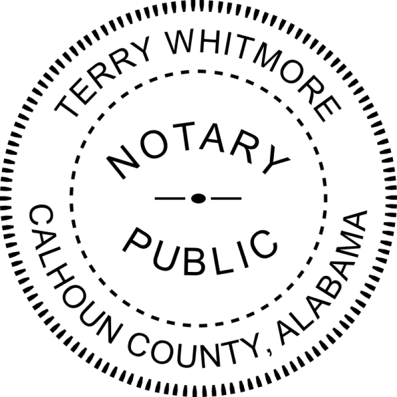 Alabama Notary Stamp