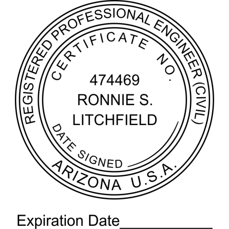 State of Arizona Engineer with Expiration
