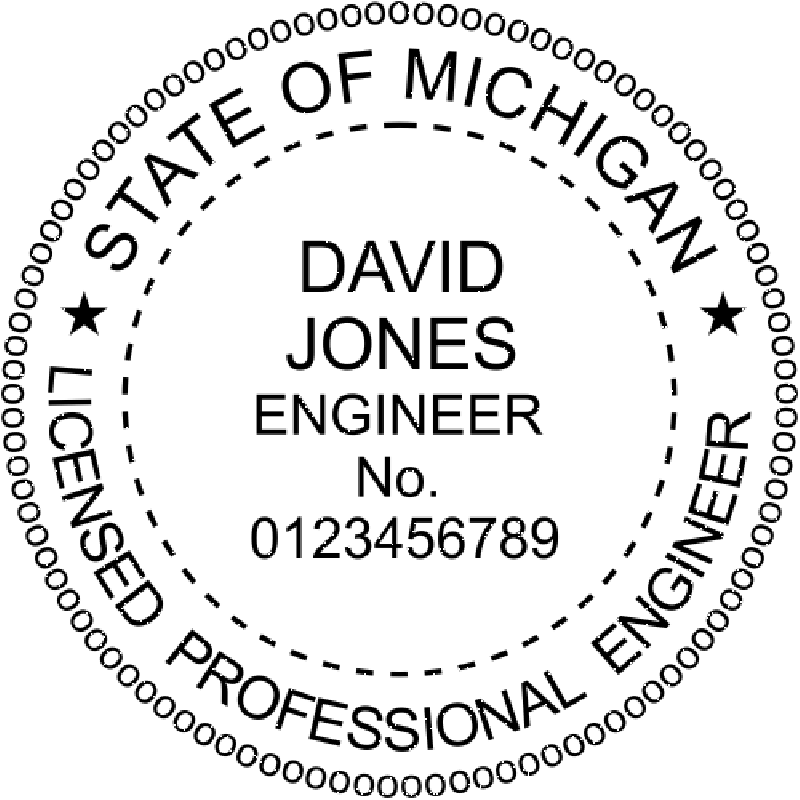 State of Michigan Engineer Seal