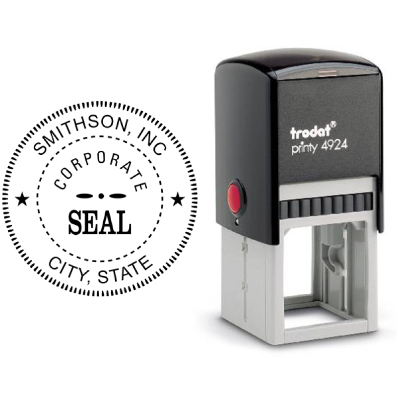 Corporate Seal Stamp Body and Design