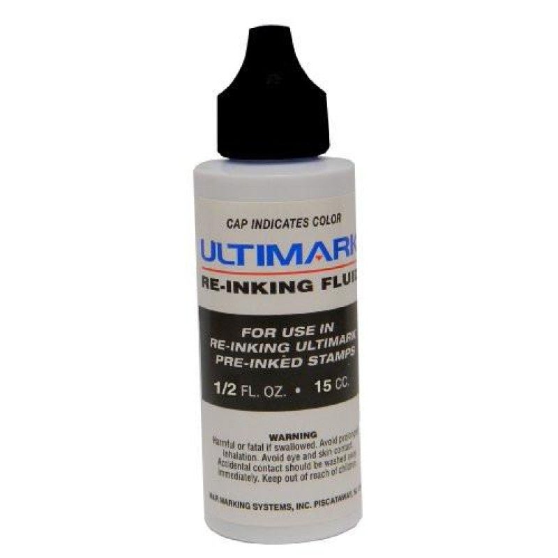 Black 1/2 oz Refill Ink - Ultimark