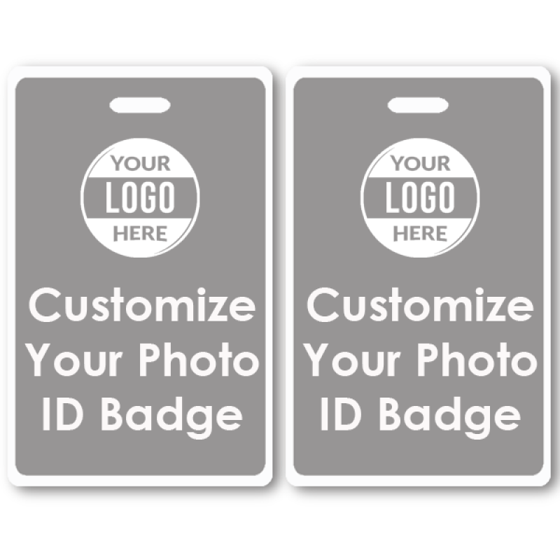 Vertical Double Sided ID Card